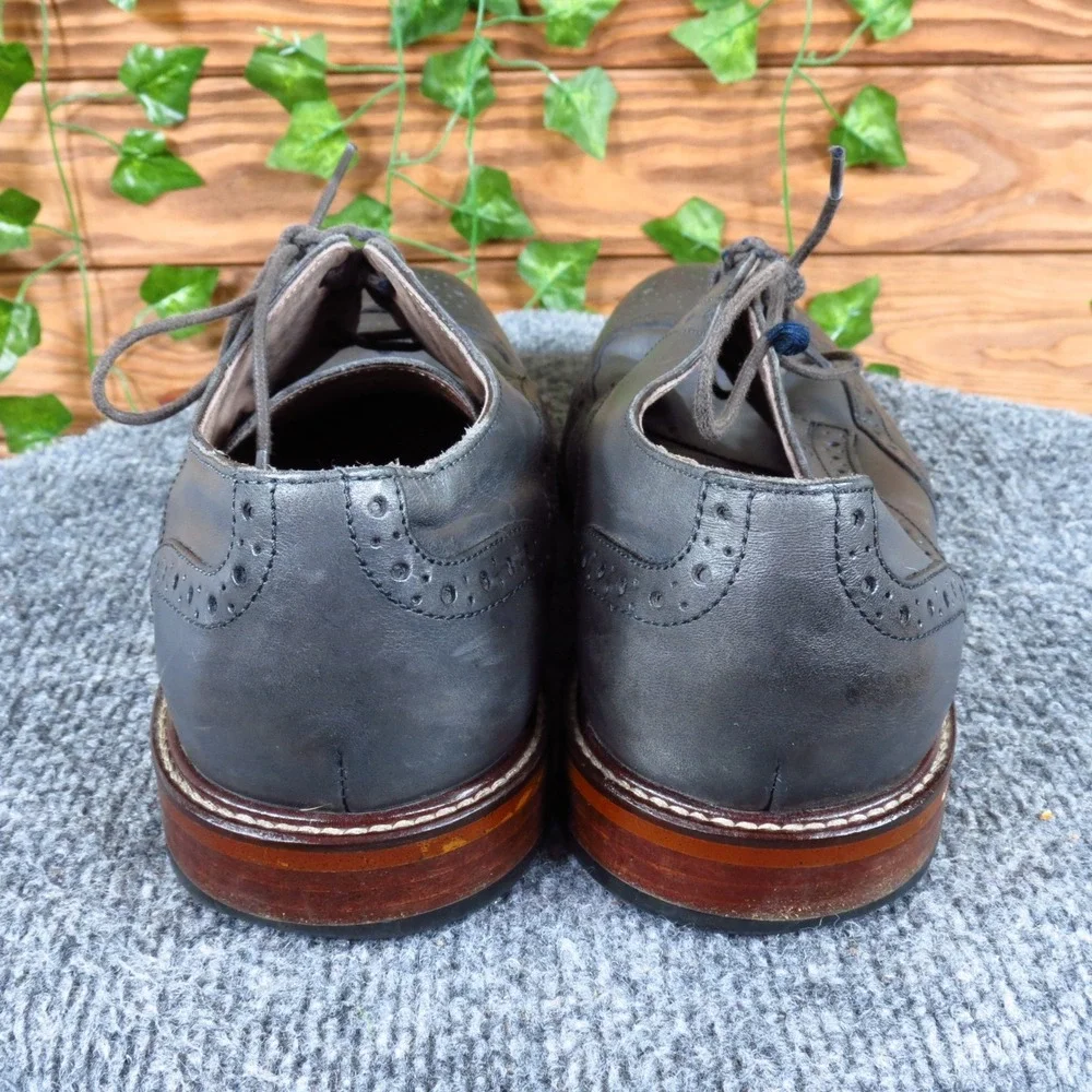 Joseph Abboud 40G4R00003 Mens Wingtip Oxford 9.5 Professional Dress Grey Leather